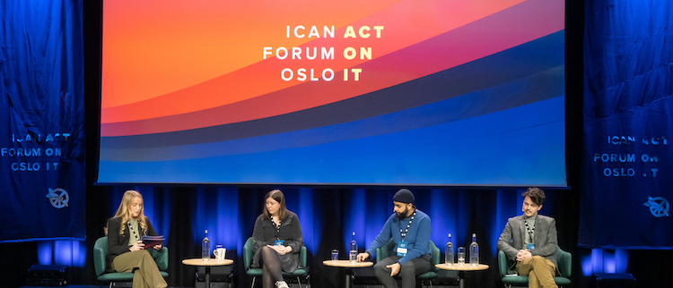 Immagine: Forum ICAN Act on It" a Oslo. Credito: ICAN