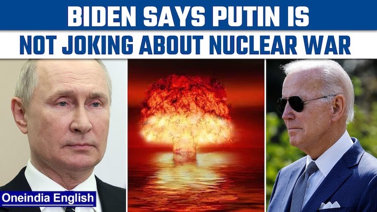 Photo: US President Biden says Putin not joking about Nuclear war in Ukraine | Oneindia News *News